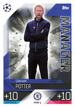 2022-23 Topps Match Attax UEFA Champions League & UEFA Europa League Extra - Manager #MAN 3 Graham Potter Front