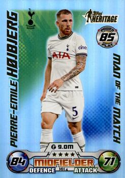 2022-23 Topps Match Attax UEFA Champions League & UEFA Europa League Extra - Man of the Match Heritage #MH 4 Pierre-Emile Højbjerg Front