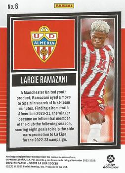 2022-23 Score LaLiga Santander #6 Largie Ramazani Back