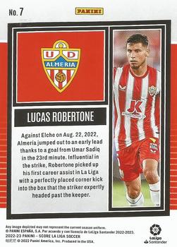 2022-23 Score LaLiga Santander #7 Lucas Robertone Back