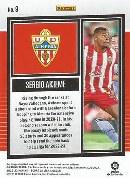 2022-23 Score LaLiga Santander #9 Sergio Akieme Back