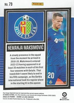 2022-23 Score LaLiga Santander #79 Nemanja Maksimovic Back