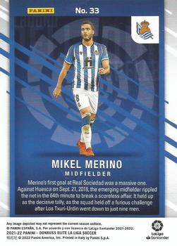 2021-22 Donruss Elite LaLiga Santander - Spellbound #33 Mikel Merino Back