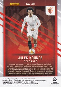 2021-22 Donruss Elite LaLiga Santander - Spellbound #40 Jules Koundé Back
