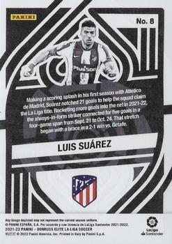 2021-22 Donruss Elite LaLiga Santander - Elite Deck #8 Luis Suárez Back