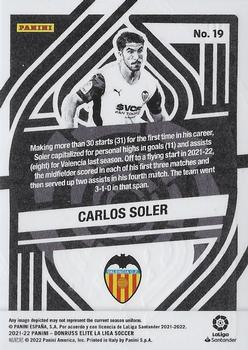 2021-22 Donruss Elite LaLiga Santander - Elite Deck #19 Carlos Soler Back