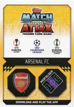 2022-23 Topps Match Attax UEFA Champions League & UEFA Europa League Extra - Away Kit Crystal #AK 5 Granit Xhaka Back