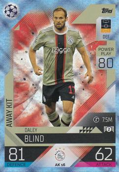 2022-23 Topps Match Attax UEFA Champions League & UEFA Europa League Extra - Away Kit Crystal #AK 16 Daley Blind Front