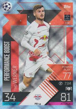 2022-23 Topps Match Attax UEFA Champions League & UEFA Europa League Extra - Performance Boost Crystal #PB 14 Timo Werner Front