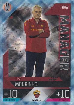 2022-23 Topps Match Attax UEFA Champions League & UEFA Europa League Extra - Manager Crystal #MAN 23 José Mourinho Front