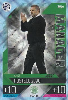 2022-23 Topps Match Attax UEFA Champions League & UEFA Europa League Extra - Manager Crystal #MAN 26 Ange Postecoglou Front