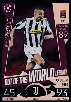 2022-23 Topps Match Attax UEFA Champions League & UEFA Europa League Extra - Out of this World Legend #OL 4 David Trezeguet Front