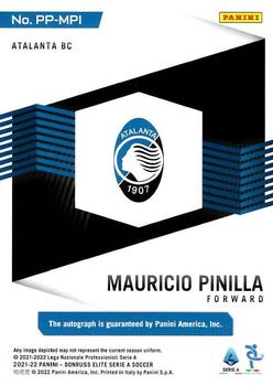 2021-22 Donruss Elite Serie A - Pen Pals #PP-MPI Mauricio Pinilla Back