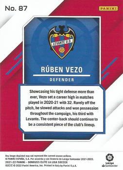 2021-22 Donruss Elite LaLiga Santander - Red #87 Ruben Vezo Back