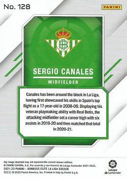 2021-22 Donruss Elite LaLiga Santander - Red #128 Sergio Canales Back