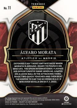 2022-23 Panini Select La Liga #11 Alvaro Morata Back