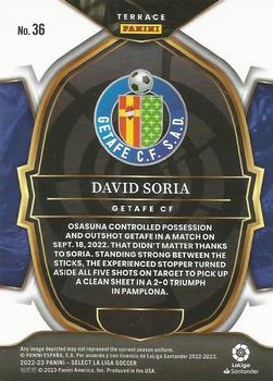 2022-23 Panini Select La Liga #36 David Soria Back