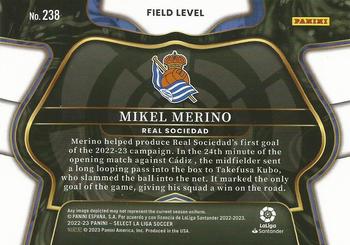 2022-23 Panini Select La Liga #238 Mikel Merino Back