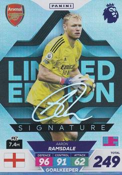 2023 Panini Adrenalyn XL Premier League Plus - Printed Signature Limited Edition #NNO Aaron Ramsdale Front