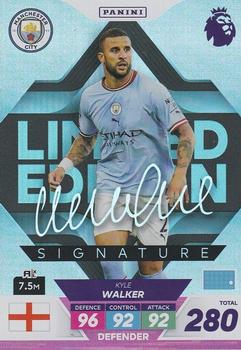 2023 Panini Adrenalyn XL Premier League Plus - Printed Signature Limited Edition #NNO Kyle Walker Front