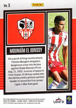 2022-23 Score Ligue 1 Uber Eats #5 Mounaïm El Idrissy Back