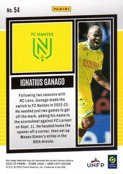 2022-23 Score Ligue 1 Uber Eats #54 Ignatius Ganago Back