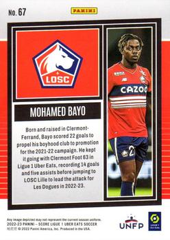 2022-23 Score Ligue 1 Uber Eats #67 Mohamed Bayo Back