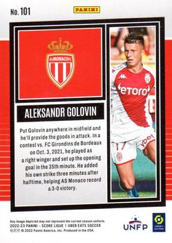 2022-23 Score Ligue 1 Uber Eats #101 Aleksandr Golovin Back