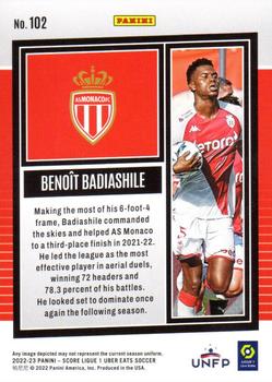 2022-23 Score Ligue 1 Uber Eats #102 Benoit Badiashile Back