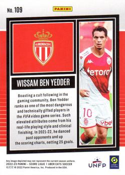 2022-23 Score Ligue 1 Uber Eats #109 Wissam Ben Yedder Back