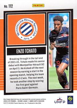 2022-23 Score Ligue 1 Uber Eats #112 Enzo Tchato Back