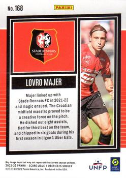2022-23 Score Ligue 1 Uber Eats #168 Lovro Majer Back