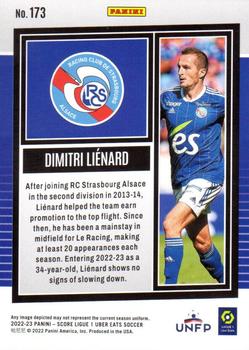 2022-23 Score Ligue 1 Uber Eats #173 Dimitri Lienard Back