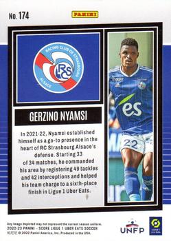 2022-23 Score Ligue 1 Uber Eats #174 Gerzino Nyamsi Back