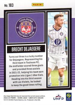 2022-23 Score Ligue 1 Uber Eats #183 Brecht Dejaegere Back