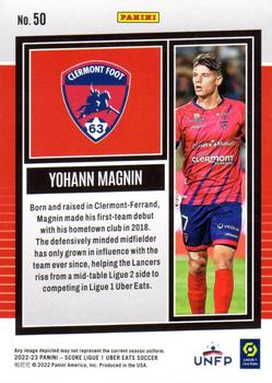 2022-23 Score Ligue 1 Uber Eats - Lasers #50 Yohann Magnin Back