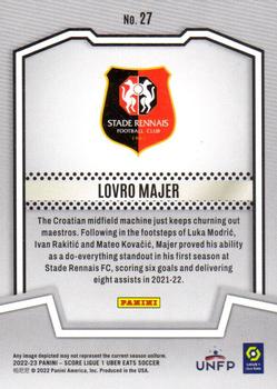 2022-23 Score Ligue 1 Uber Eats - Score Team #27 Lovro Majer Back