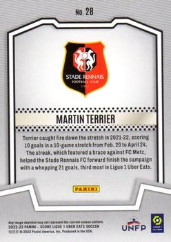 2022-23 Score Ligue 1 Uber Eats - Score Team #28 Martin Terrier Back