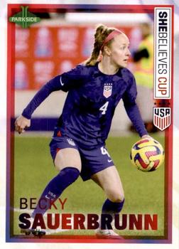 2023 Parkside USWNT SheBelieves Cup Team #22 Becky Sauerbrunn Front