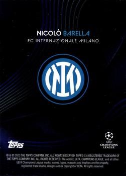 2023 Topps Knockout UEFA Champions League #NNO Nicolò Barella Back