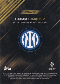 2023 Topps Knockout UEFA Champions League #NNO Lautaro Martínez Back