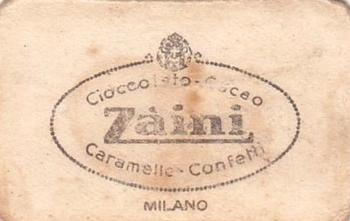 1934 Cioccolato Zaini #NNO Spagna Back