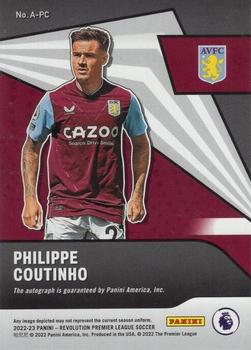 2022-23 Panini Revolution Premier League - Autographs #A-PC Philippe Coutinho Back