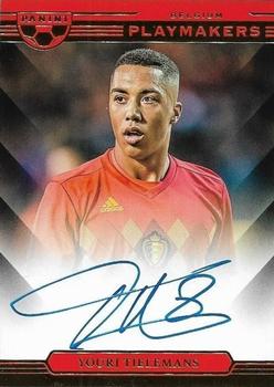 2021-22 Panini Mosaic Road to FIFA World Cup - Playmakers Autographs #P-YTI Youri Tielemans Front