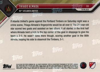 2023 Topps Now MLS #33 Thiago Almada Back