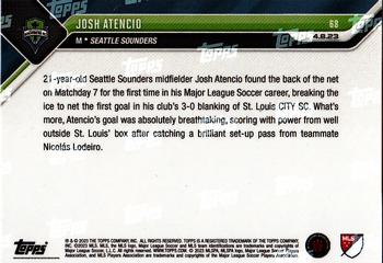 2023 Topps Now MLS #68 Josh Atencio Back