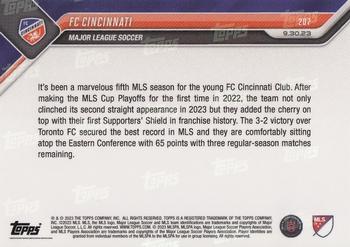 2023 Topps Now MLS #207 FC Cincinnati Back