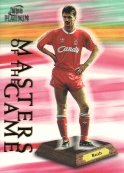 1998 Futera Platinum Liverpool Masters of the Game - Silver Edge #NNO Ian Rush Front