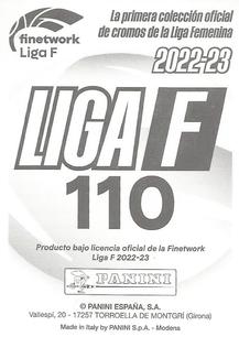 2022-23 Panini Finetwork Liga F #110 Maitane López Back