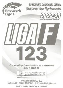 2022-23 Panini Finetwork Liga F #123 Mapi León Back